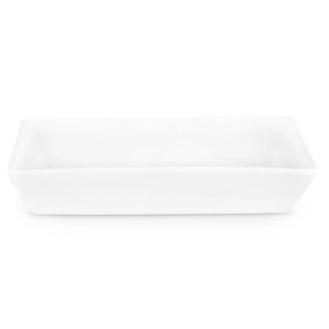 Plat creux Karaca Carmen Trend rectangulaire en porcelaine, 18 x 10 cm