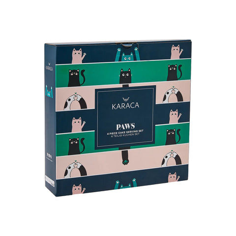 KARACA PAWS 4'LÜ PASTA TAKIM, MULTICOLOR