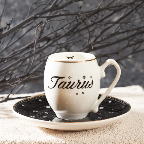 Tasse à café Karaca signe du zodiaque Taureau, 90 ml