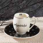 Tasse à café Karaca signe du zodiaque Verseau, 90 ml