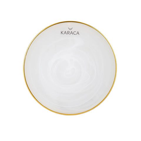 KARACA SOHO PASTA TABAĞI 18 CM, BEYAZ