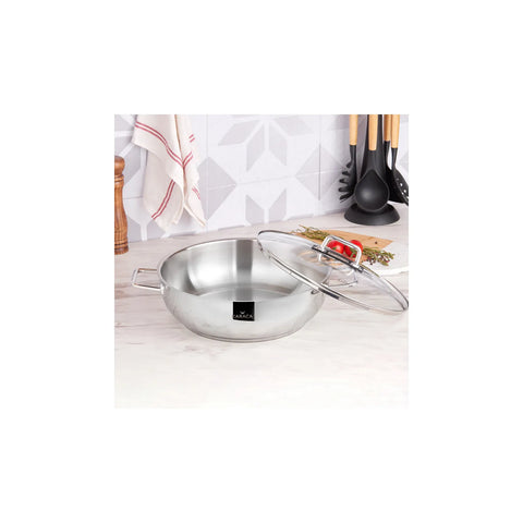 Sauteuse Karaca Galaxy en acier spécial aubergines, 30 cm, 6 L