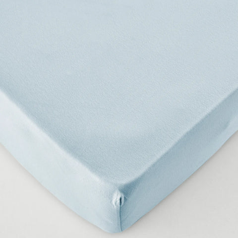 Drap-housse Karaca Home Light Blue, 70x140 cm + 20 cm, Certifié Oeko-Tex