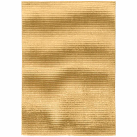 Tapis Kaşmir Halı 7/24 Four Seasons couleur jaune mûre, 80x150 cm