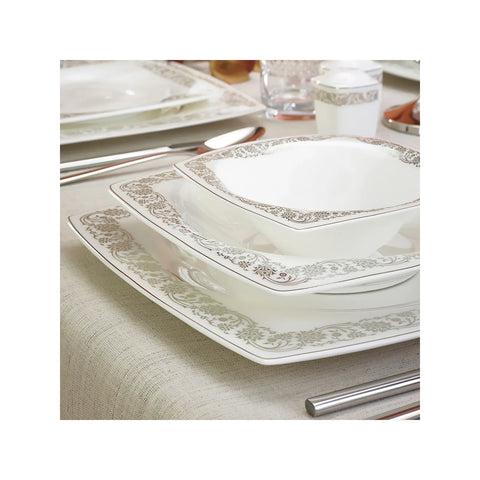 Service de table Karaca Fine Pearl Trove pour 12 personnes, 62 pièces