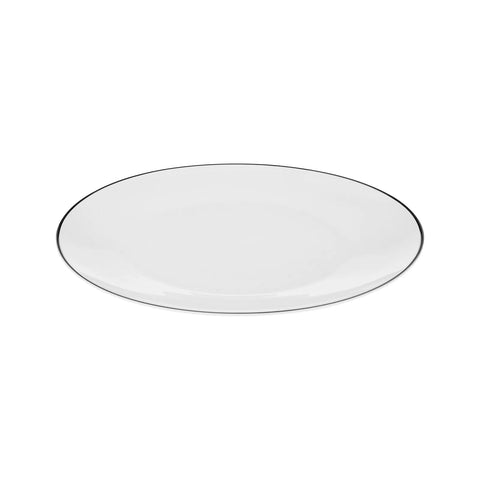 Service de table en porcelaine Karaca Alicia pour 6 personnes, 24 pièces, platine