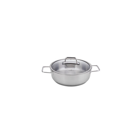 Grande sauteuse Karaca Galaxy en acier spécial aubergines, 24 cm, 3 L