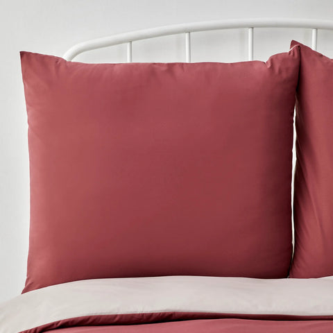 Parure de lit Karaca Home avec housse de couette pour lit double, rouge bordeaux et beige