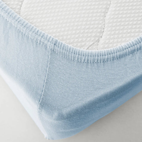 KH JERSEY FITTED SHEET LIGHT, AÇIK MAVİ