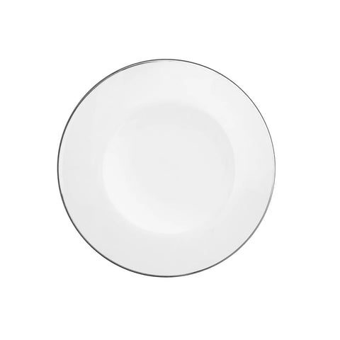 Service de table en porcelaine Karaca Alicia pour 6 personnes, 24 pièces, platine