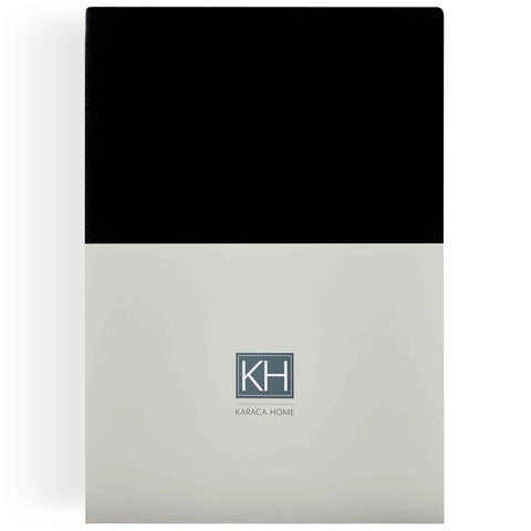 Drap-housse Karaca Home Jersey 140x200 cm + 30 cm, anthracite, certifié Öko-Tex