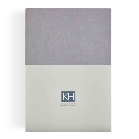 KH JERSEY FITTEDSHEET,200X200+30 CM,GREY