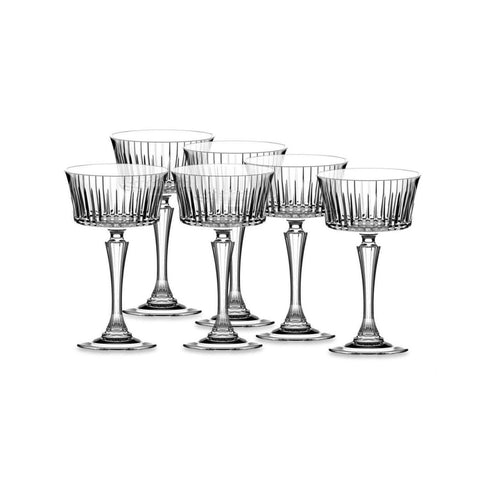 RCR Timeless Set de 6 flûtes à champagne 260 ml