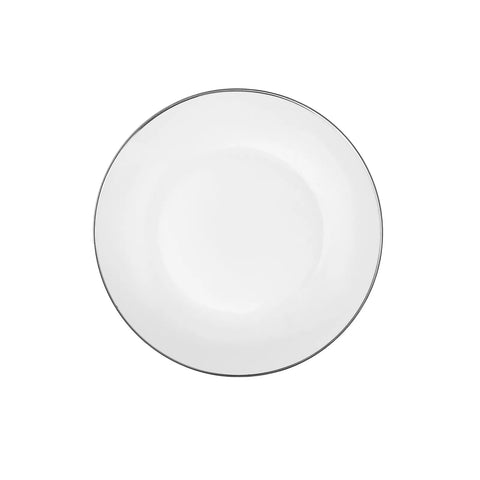 Service de table en porcelaine Karaca Alicia pour 6 personnes, 24 pièces, platine