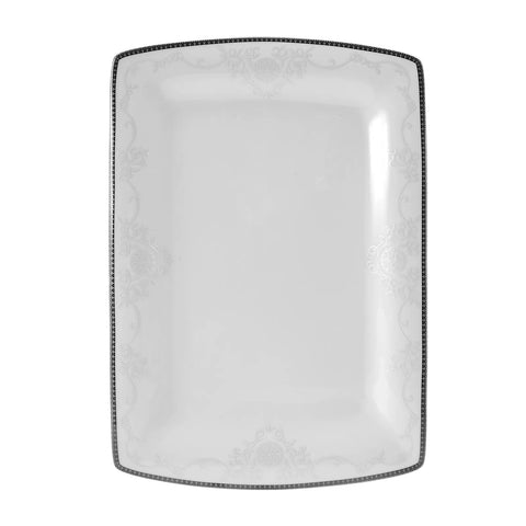 Service de table Karaca Fine Pearl Neklus pour 12 personnes, 62 pièces carrées/rectangulaires