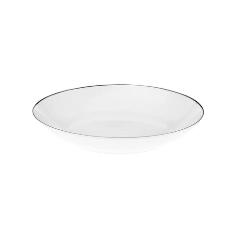 Service de table en porcelaine Karaca Alicia pour 6 personnes, 24 pièces, platine