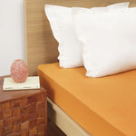 Karaca Home Drap-Housse Simple en Coton Orange