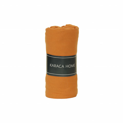 Karaca Home Drap-Housse Simple en Coton Orange