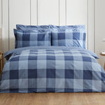 Sarah Anderson York Ensemble de Housse de Couette Taille Simple Indigo