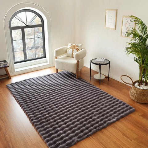 Kaşmir Halı Cosy Premium Bubble Anthracite 100x150 cm