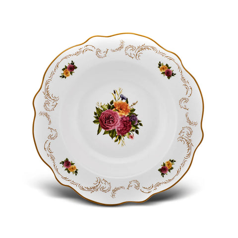 Service de Table en Porcelaine Karaca Antique 24 Pièces pour 6 Personnes