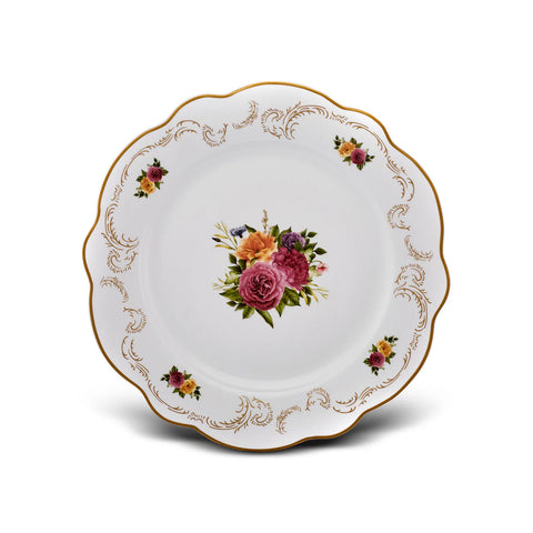 Service de Table en Porcelaine Karaca Antique 24 Pièces pour 6 Personnes