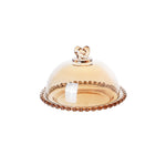 Karaca Glory Amber cloche à gâteau, 19 cm