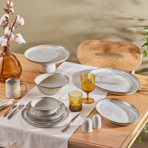 Plat de Service Karaca Rixton 35,5 cm, Beige