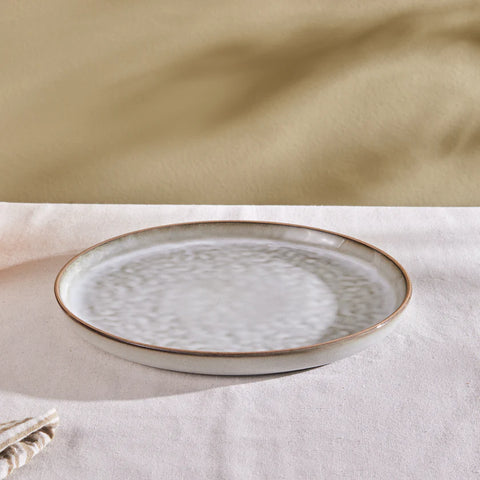 Plat de Service Karaca Rixton, Réactif 27 cm, Beige