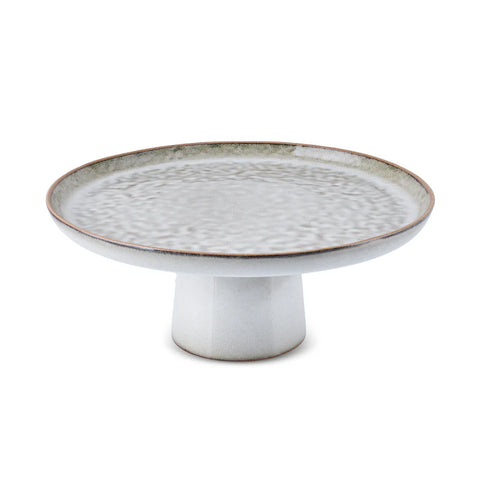 Assiette à Gâteau Sur Pied Karaca Rixton 30,5 cm, Beige