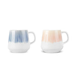 Karaca Okeanos Set de tasses en céramique 2 pièces, 400 ml, Multicolore