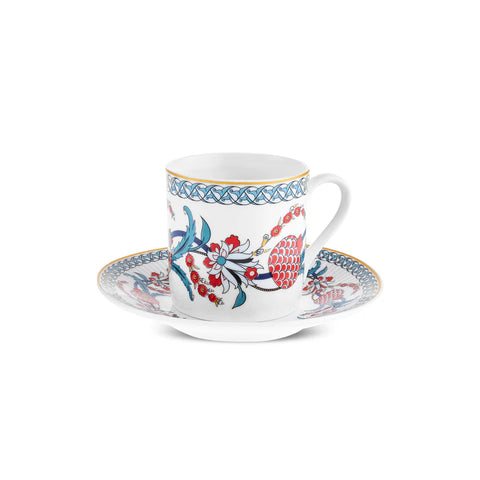 Set de Tasses à Café Karaca Hatay Pour 6 Personnes, 80 ml