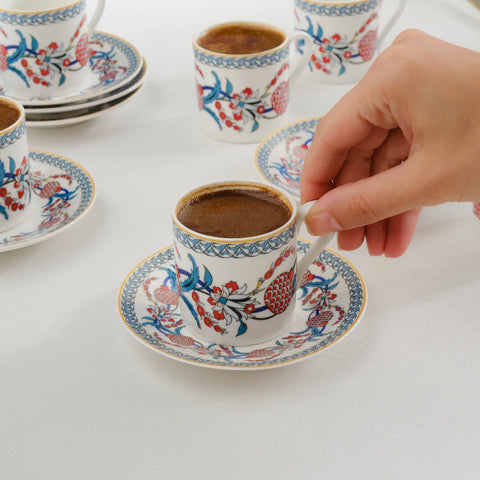 Set de Tasses à Café Karaca Hatay Pour 6 Personnes, 80 ml