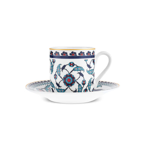 Set de Tasses à Café Karaca Rumi Pour 6 Personnes, 80 ml