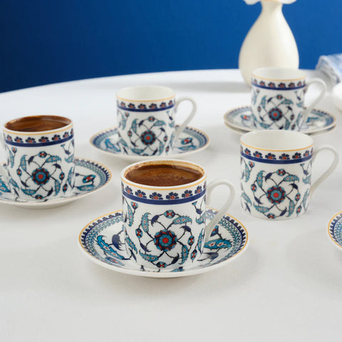 Set de Tasses à Café Karaca Rumi Pour 6 Personnes, 80 ml