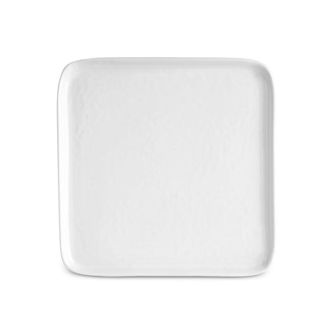 Karaca Epsilon White Plat Carré À Côté, 22 Cm