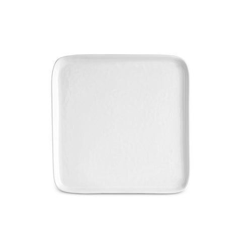 Karaca Epsilon White Assiette Carrée À Dîner, 26 Cm