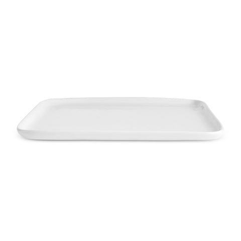 Karaca Epsilon White Assiette Carrée À Dîner, 26 Cm