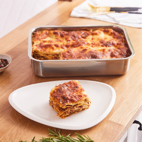 Karaca Love of Kitchen Pot de Lasagne en Acier , 30x21 cm