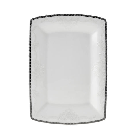 Service de table Karaca Fine Pearl Neklus pour 12 personnes, 62 pièces carrées/rectangulaires