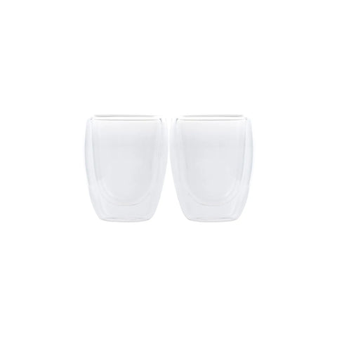 Tasses Karaca à double paroi en verre borosilicate pour 2 personnes, 150 ml