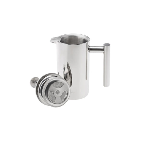 Cafetière à piston Karaca à double paroi en acier inoxydable, 1 000 ml