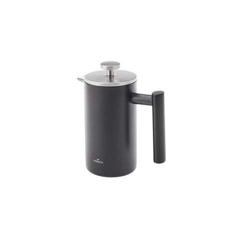 Cafetière à piston Karaca à double paroi, 350 ml, noir mat