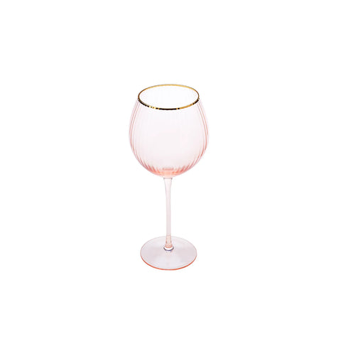 Verre à pied Karaca Gemma, 480 ml, couleur saumon