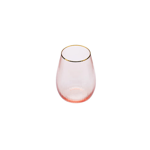 Verre à eau Karaca Gemma, 550 ml, couleur saumon