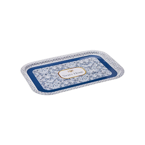 Plateau rectangulaire Karaca Whitney 40 x 28 cm