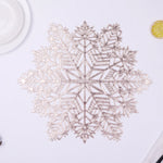 SNOW FLAKE 2'LI AMERIKAN SERVIS, GOLD