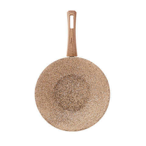 Wok Karaca Wood Silber Bio Granite 28 cm