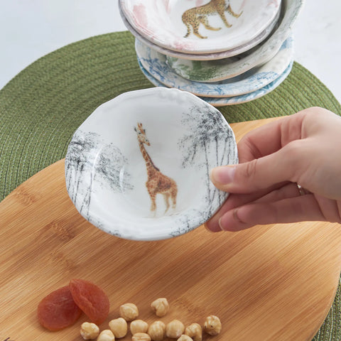 Coupelle Karaca Jungle girafe pour gâteaux apéritifs, 12 cm