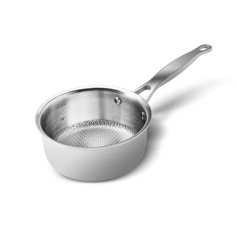 Casserole à lait Karaca Power Steel Tri Ply avec fond en nid d’abeille, 1,4 L 16 cm